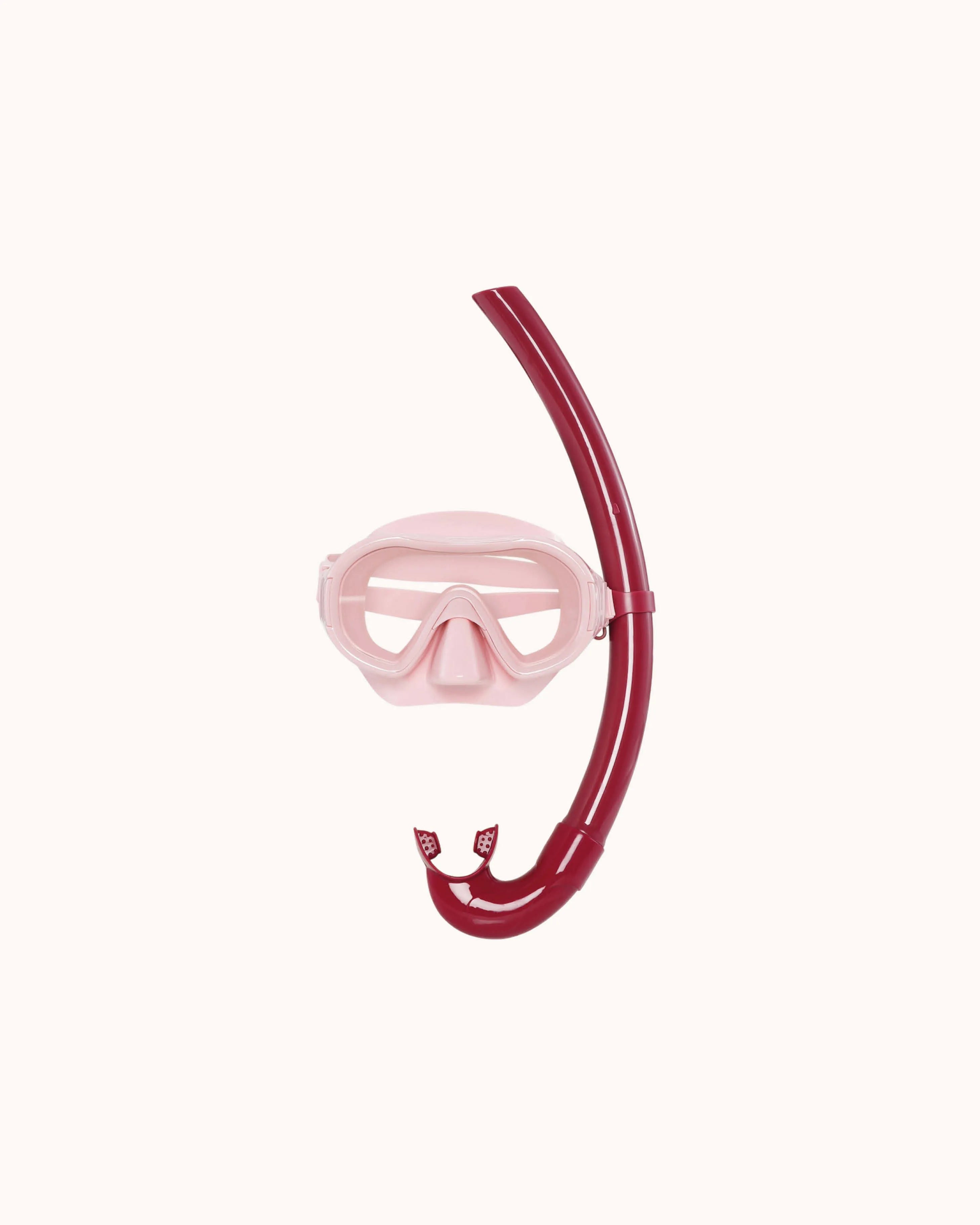 Snorkel Set Betty in french rose/ruby red