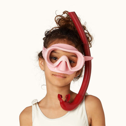 Snorkel Set Betty in french rose/ruby red