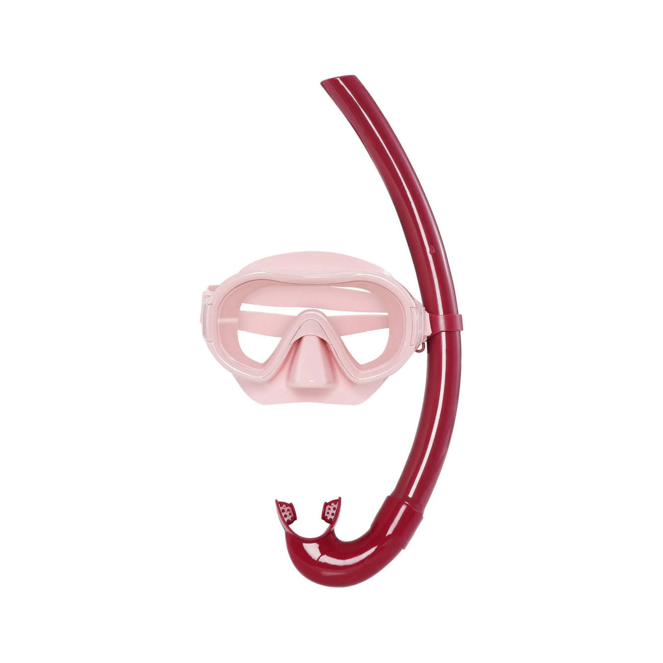 Snorkel Set Betty in french rose/ruby red