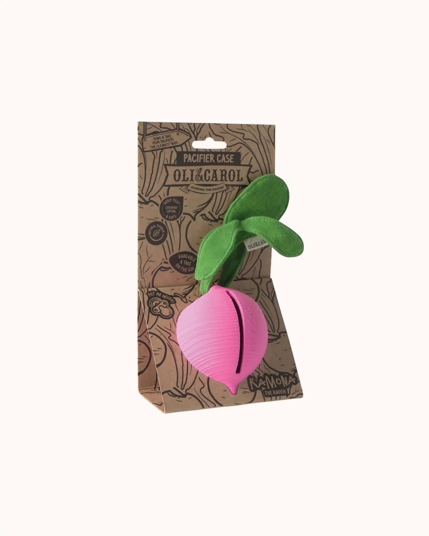 Ramona the Radish Pacifier Case