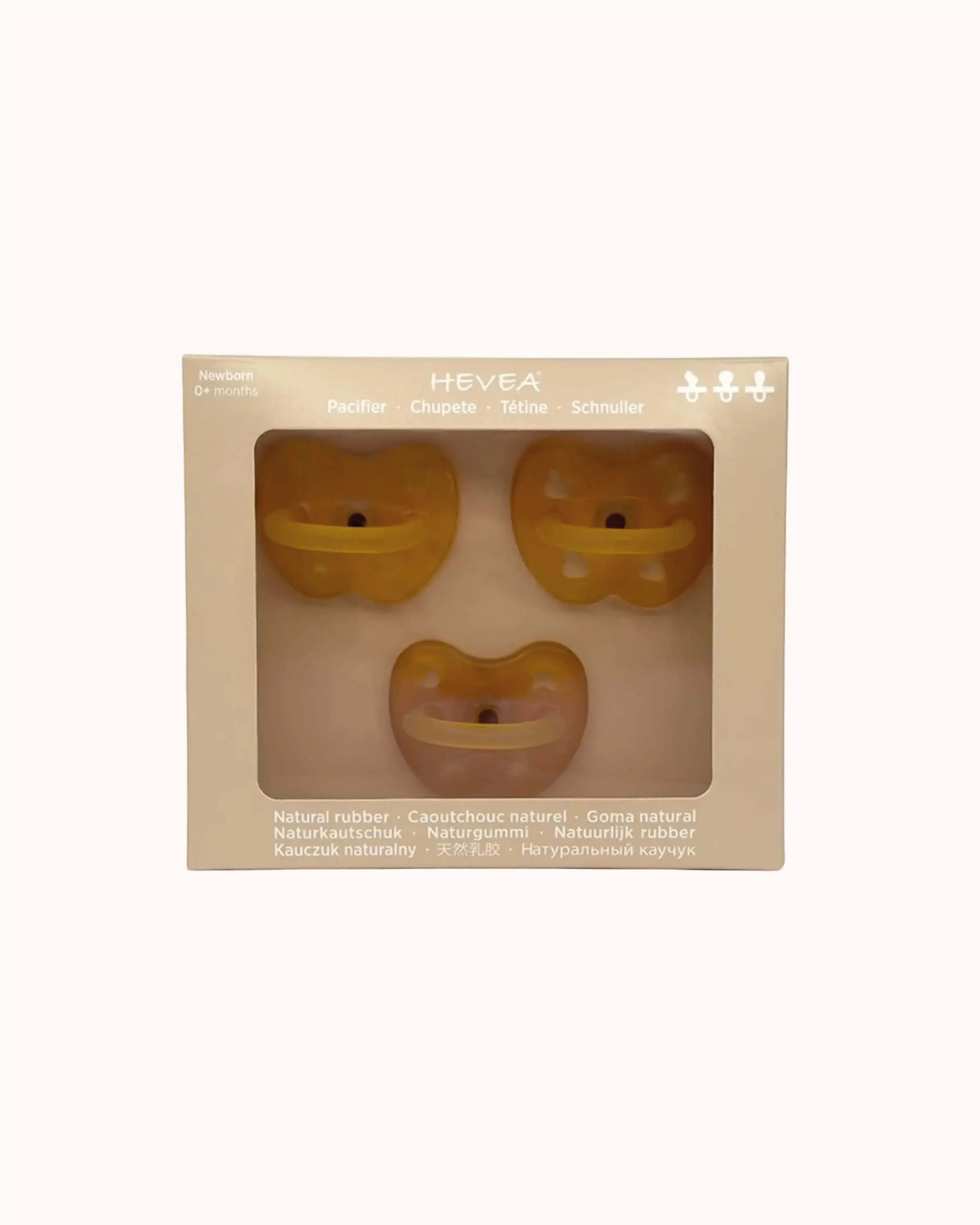 Schnuller Set in natur