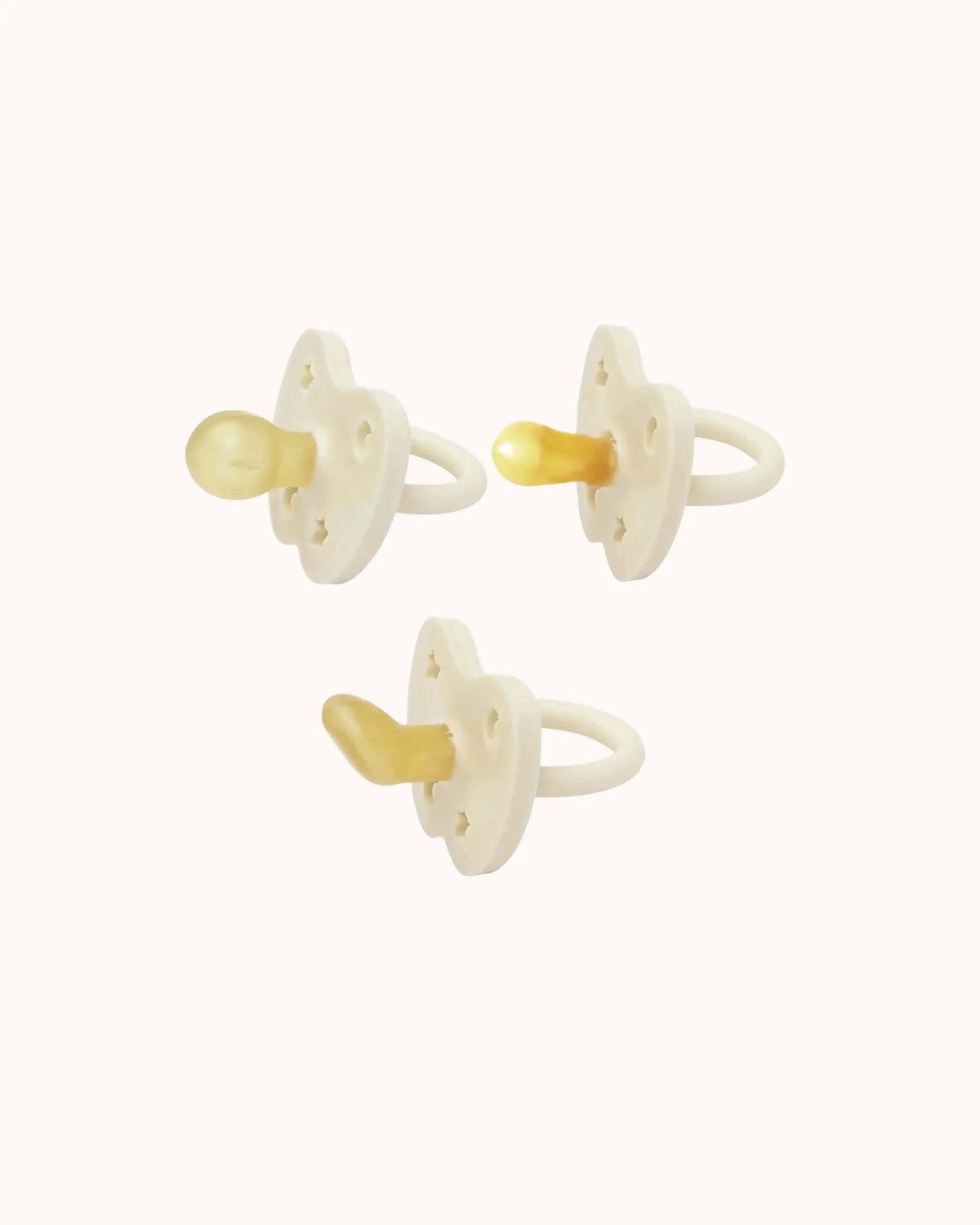 Schnuller Set in milky white