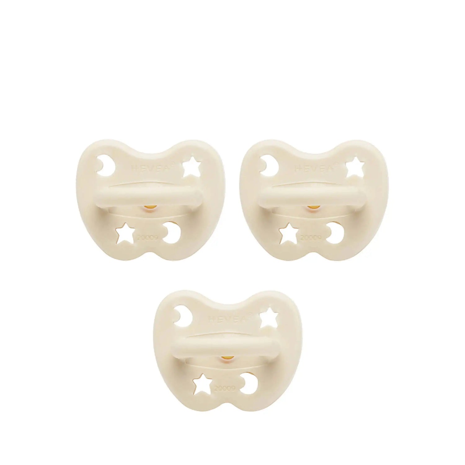 Pacifier Set in milky white