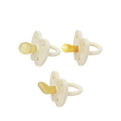 Pacifier Set in milky white