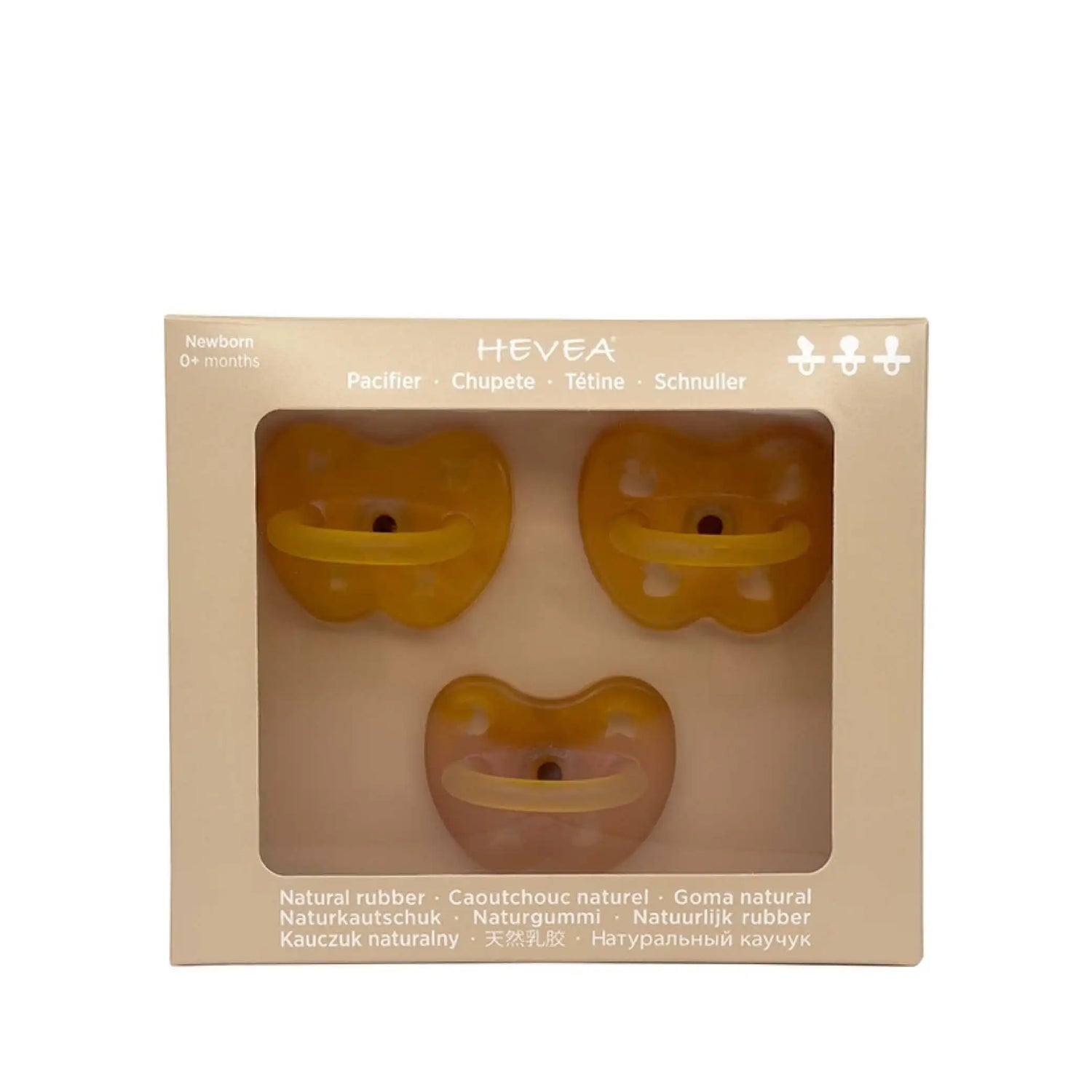 Pacifier Set in natural