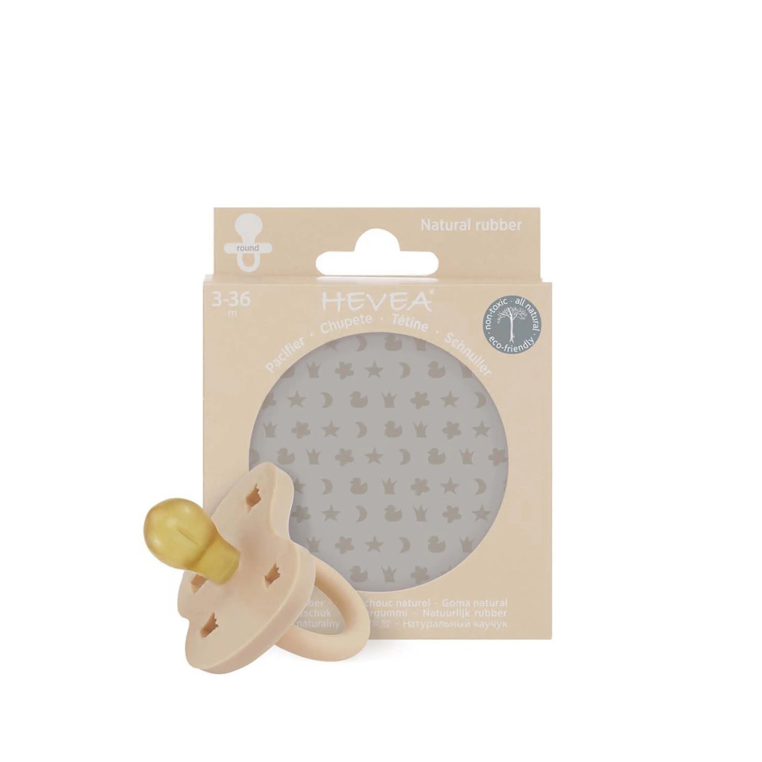 Pacifier in sandy nude