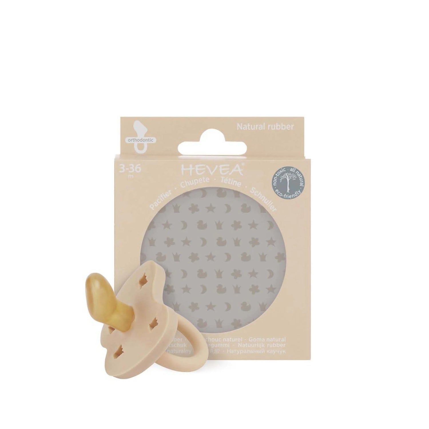 Pacifier in sandy nude