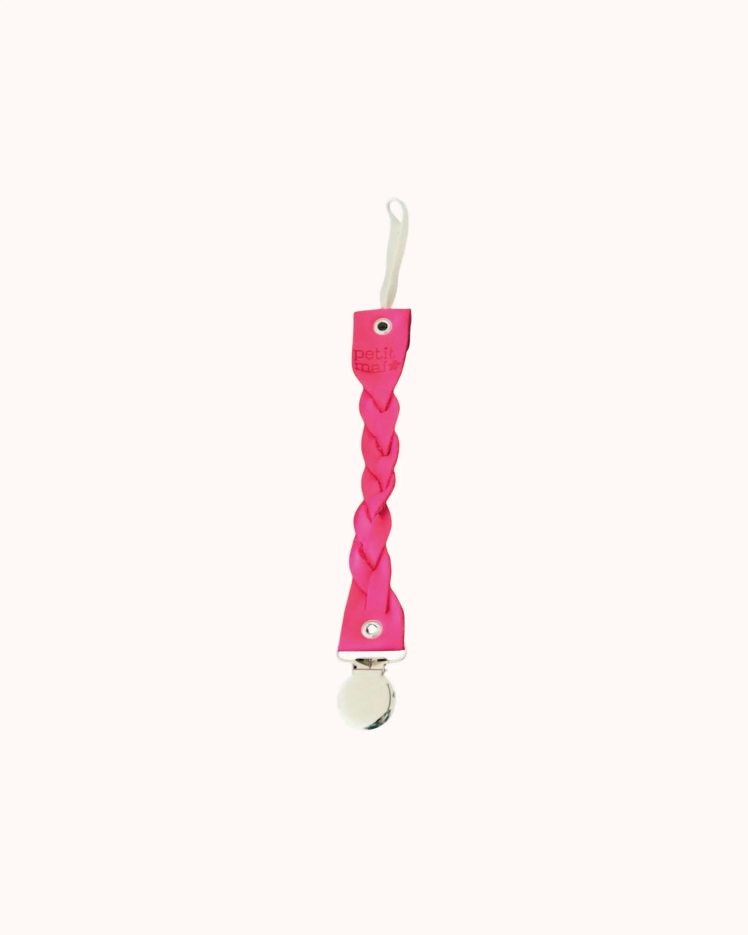 Pacifier Strap Braid in pink