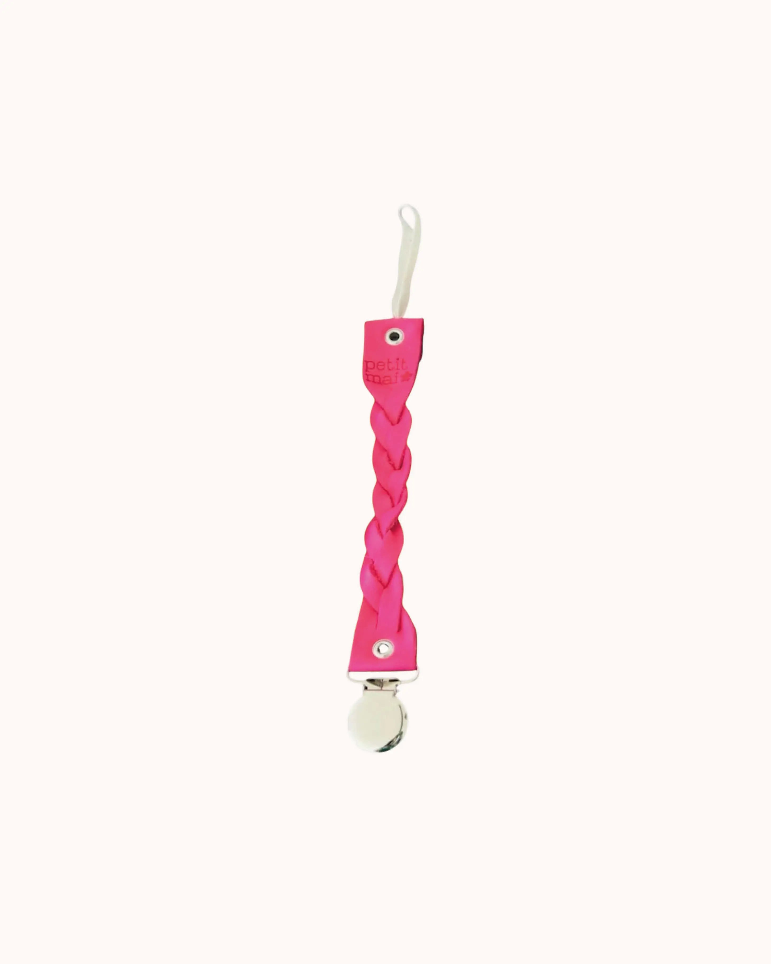 Pacifier Strap Braid in pink