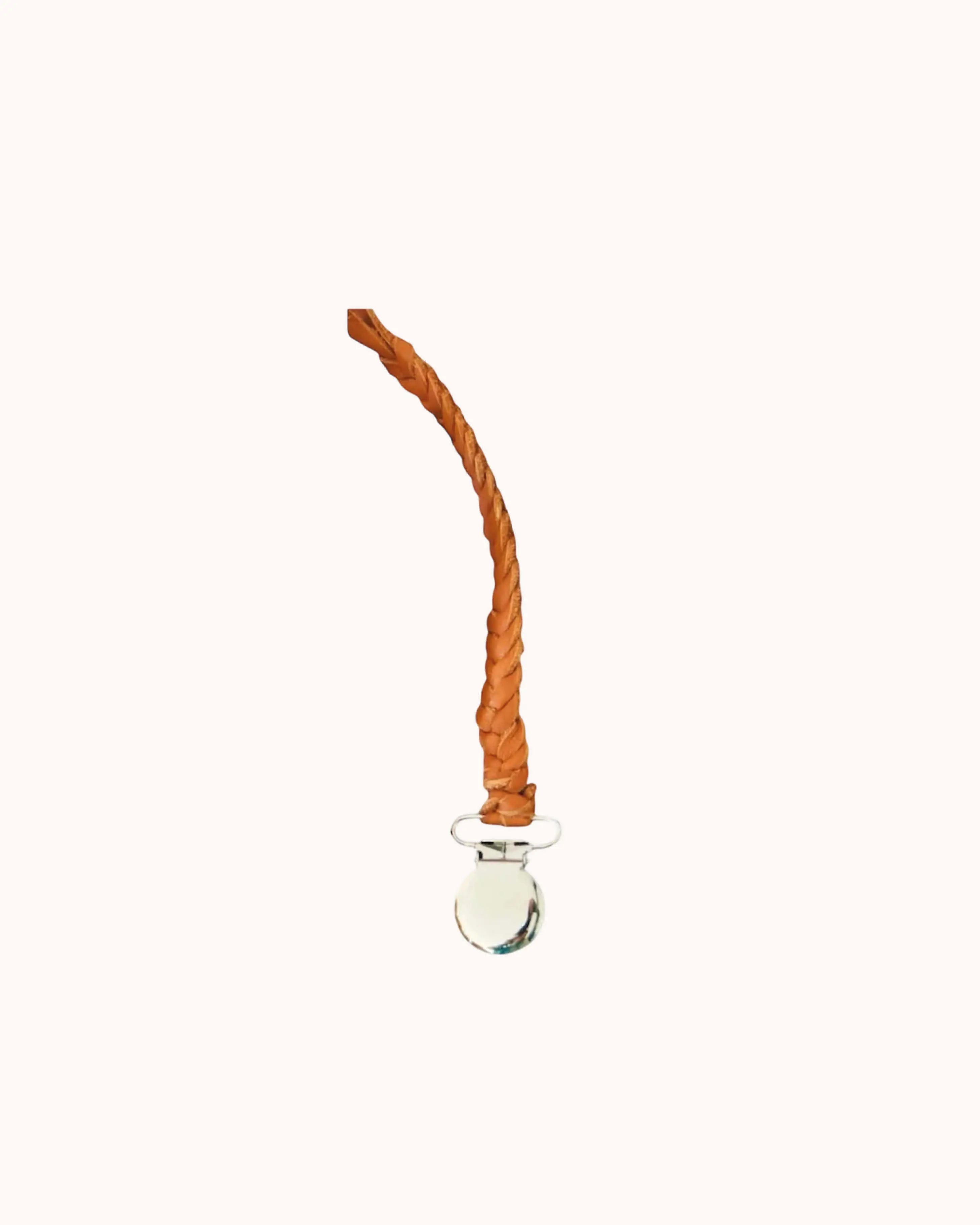 Schnullerband Swirl in camel
