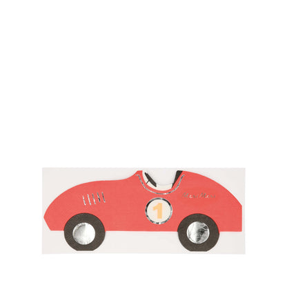 Set of 16, Race Car Paper Napkins
