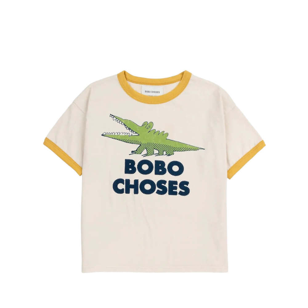 Short-sleeved T-Shirt Talking Crocodile