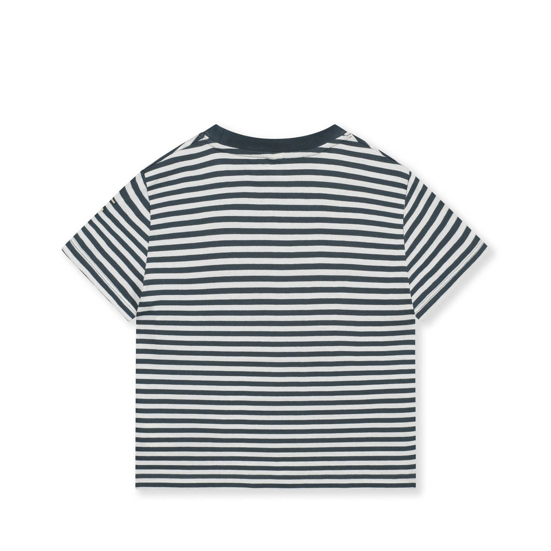 Kurzärmliges oversized T-Shirt in blue grey/off-white