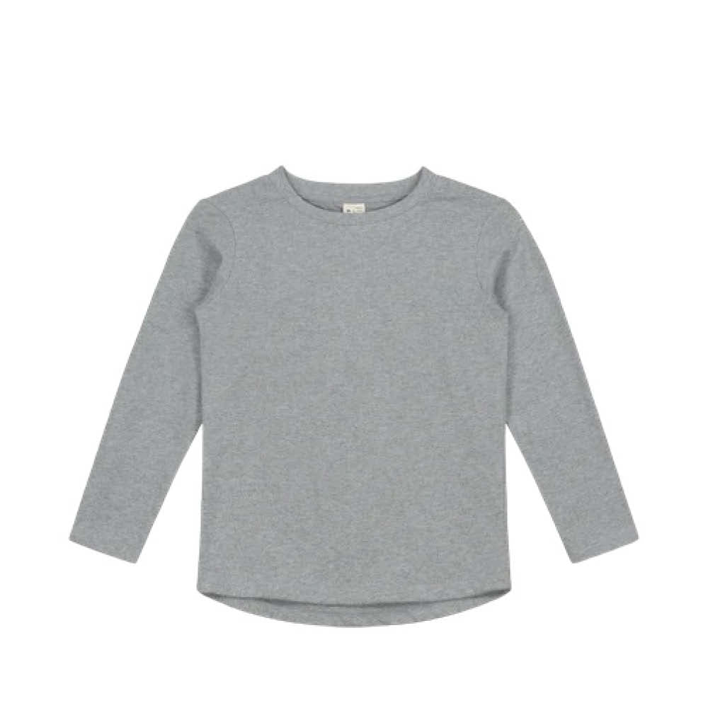 Langärmliges T-Shirt in grey melange