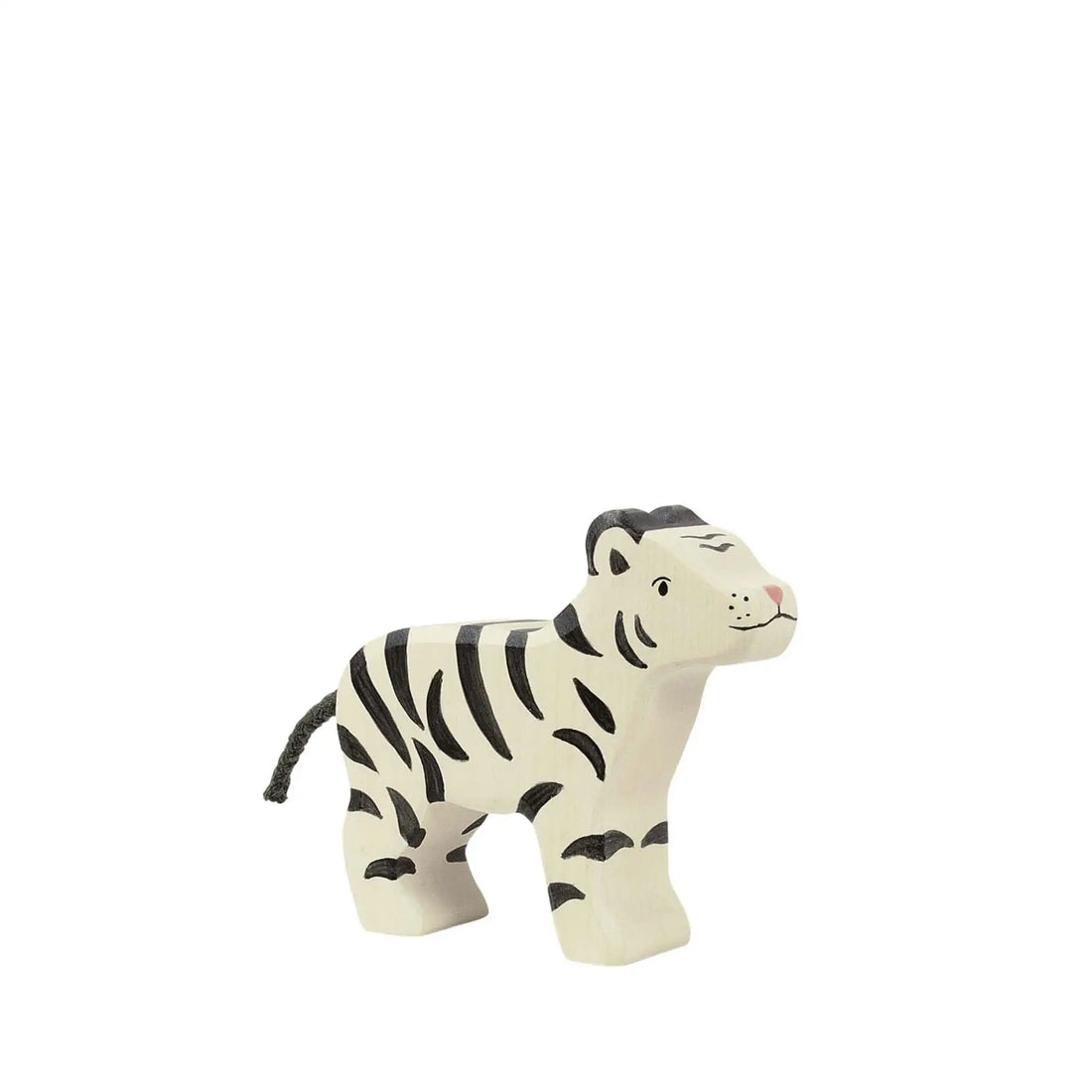 Wooden Figure Siberian Tiger Cub