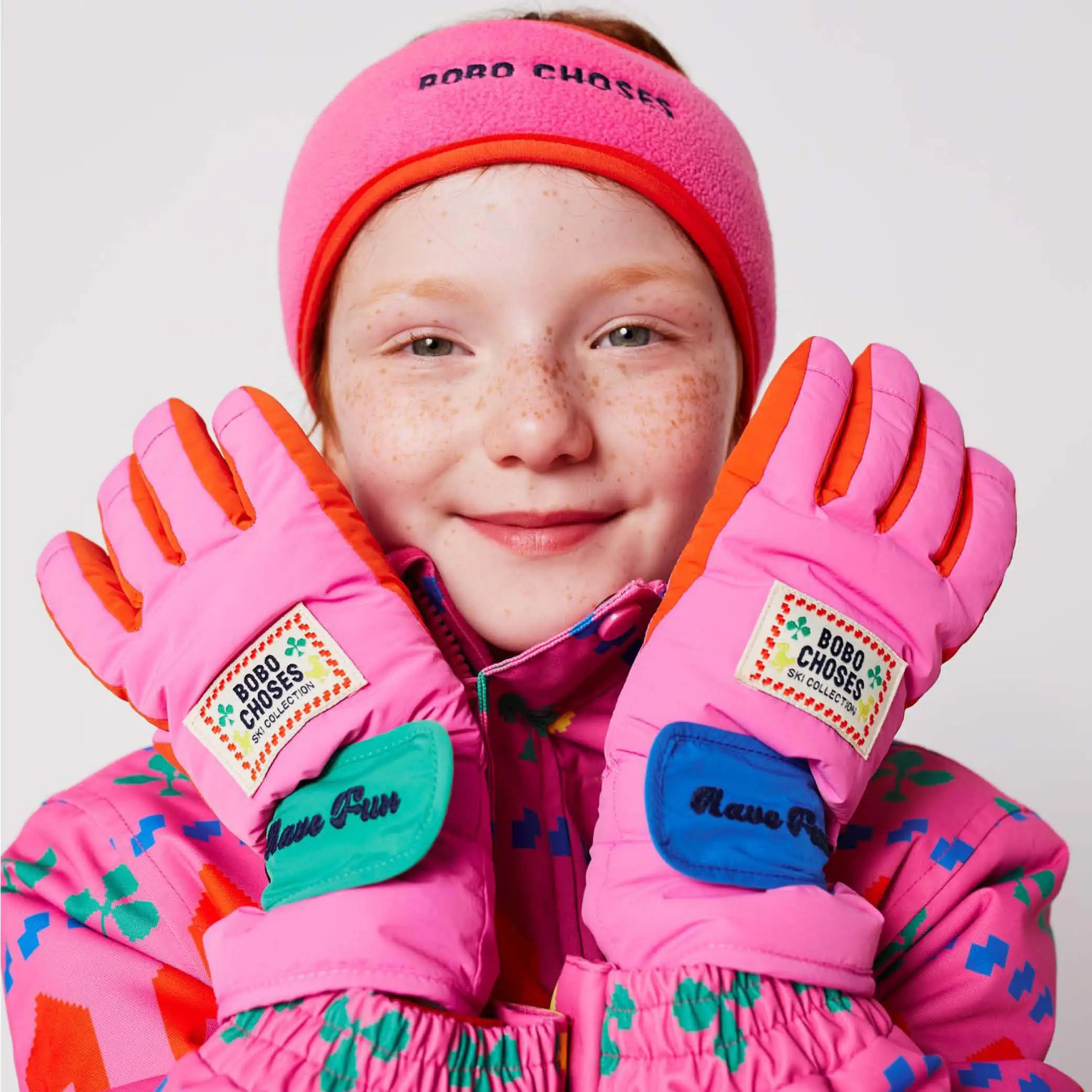 Ski Handschuhe in rosa