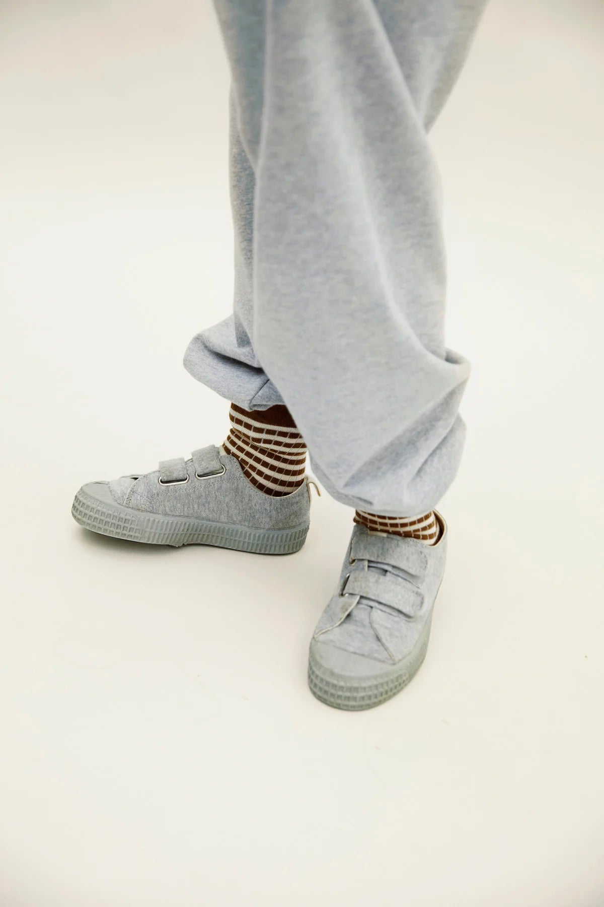 Ribbed Socks in woody/cream - Set of 2