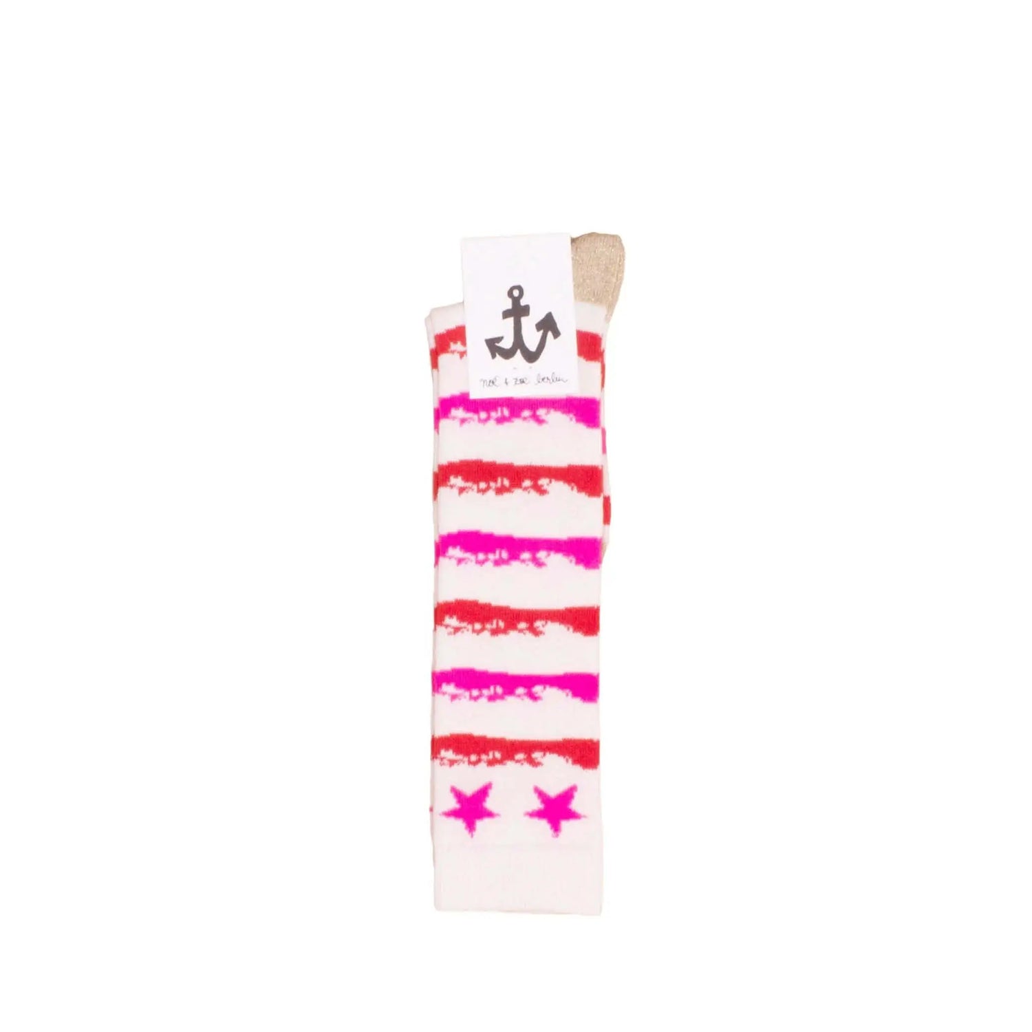 Socks Pink Stars/Stripes