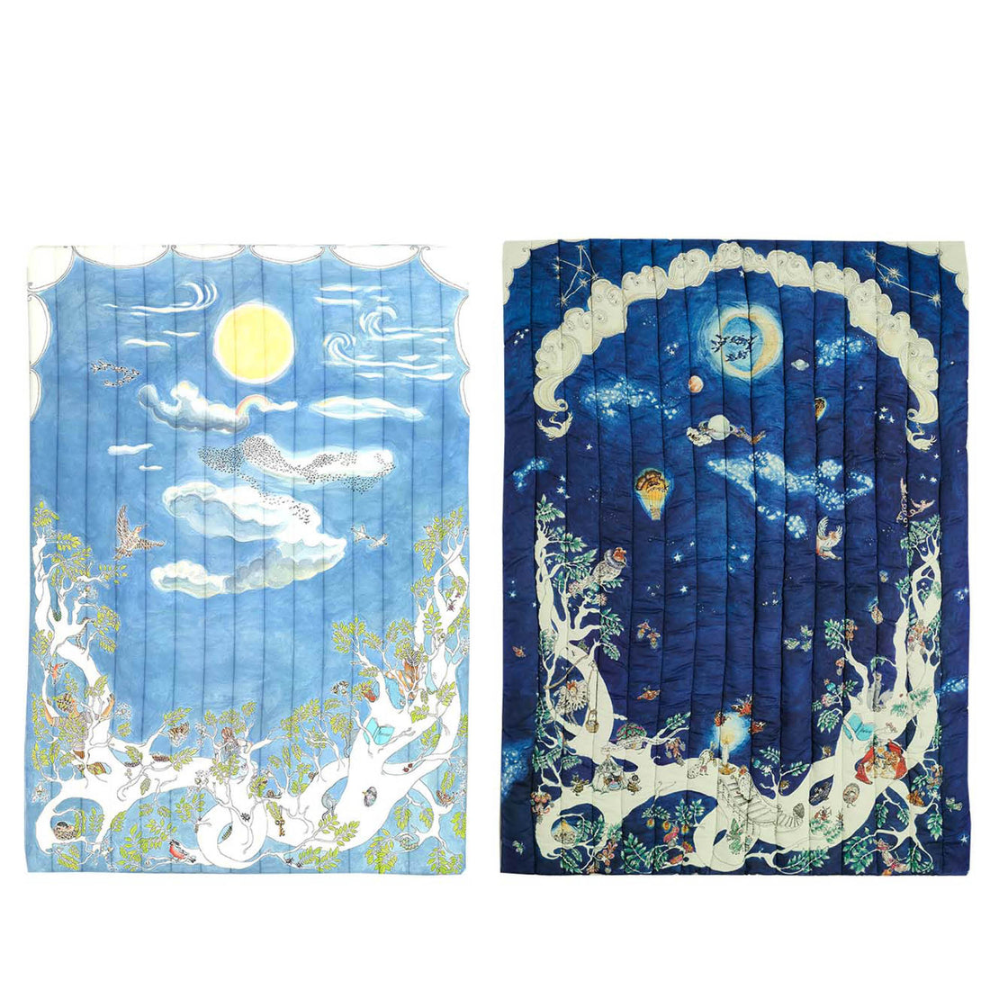 Reversible Quilted Blanket Space Above The Ground