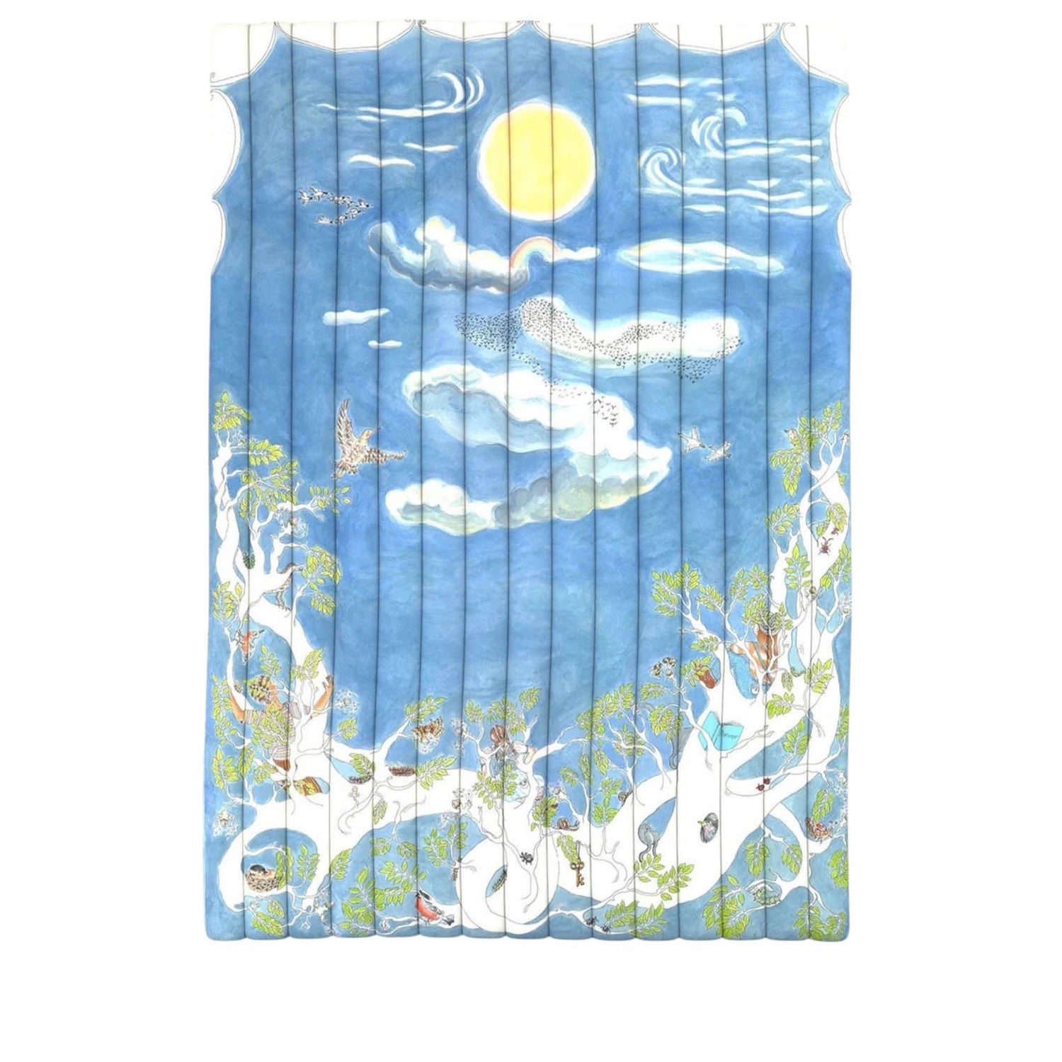 Reversible Quilted Blanket Space Above The Ground