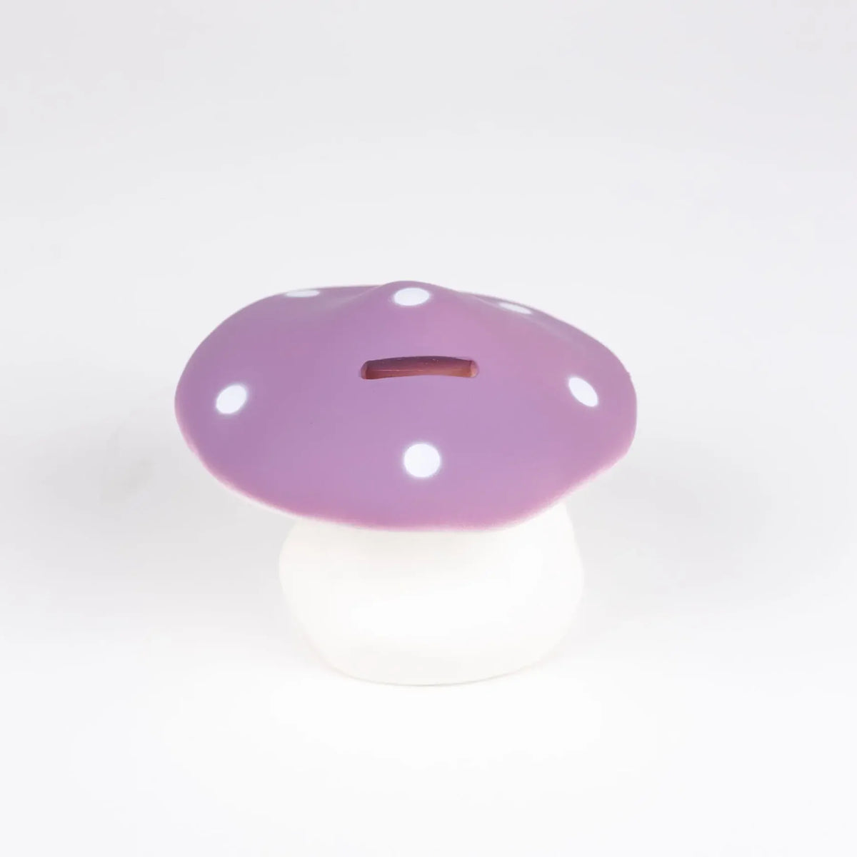 Fliegenpilz Spardose in lila