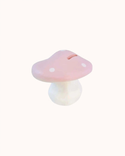 Mushroom Savings Bank in pink