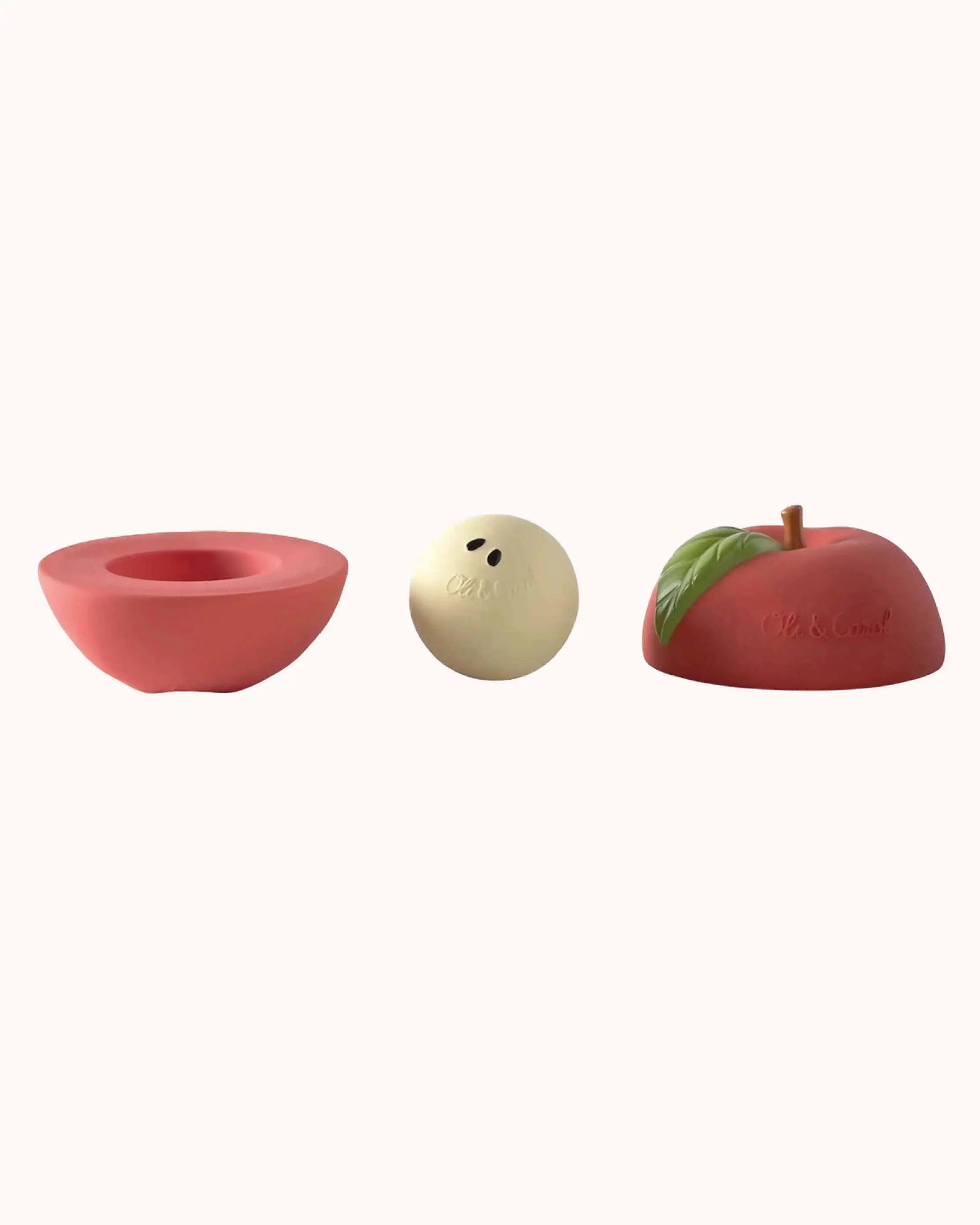 Stacking Toy &amp; Rattle Ball Apple