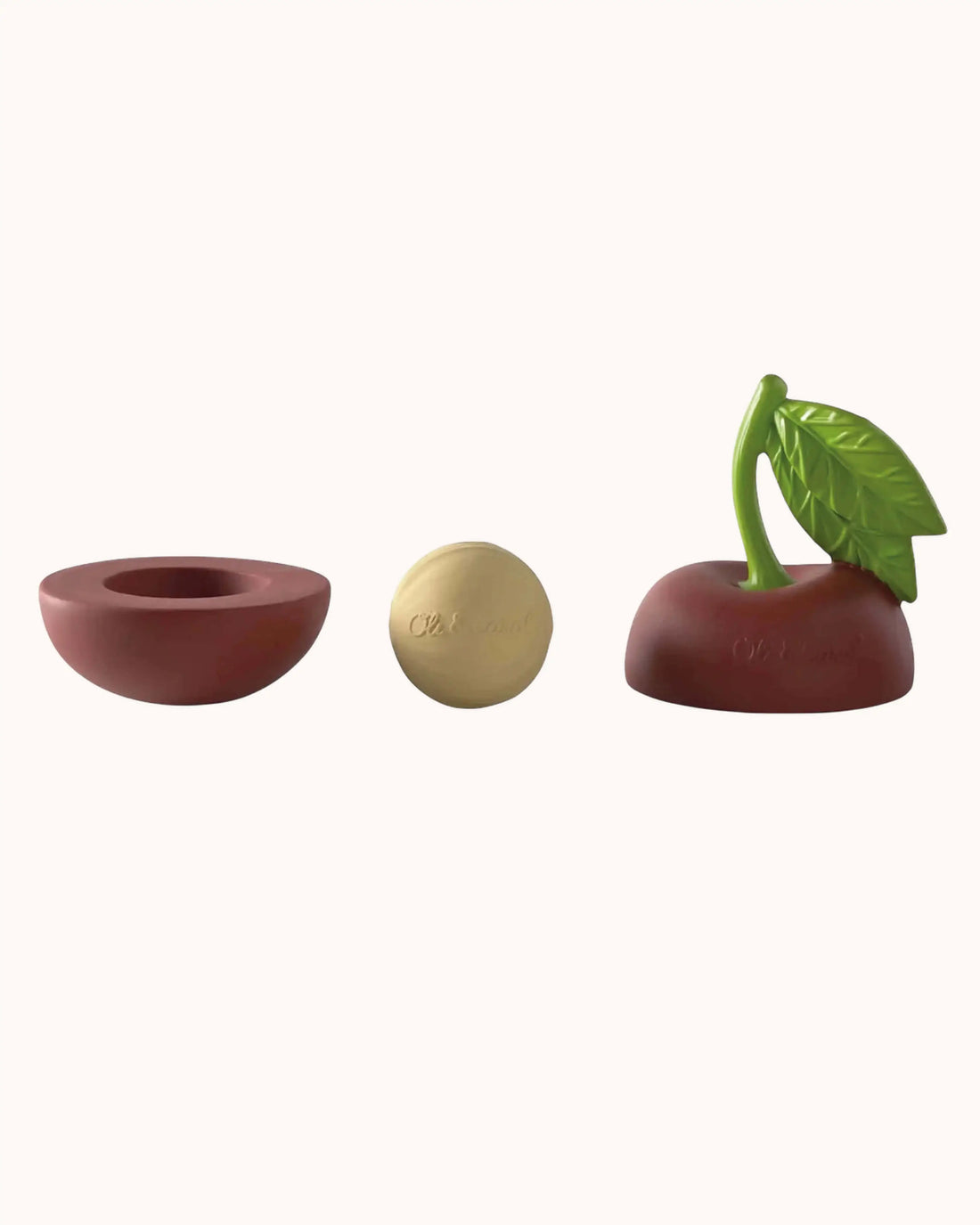 Stapelspiel &amp; Rasselball Kirsche