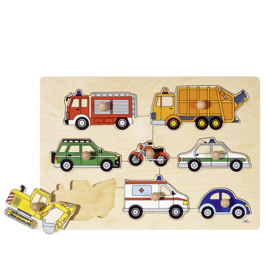 Steckpuzzle Verkehrsmittel