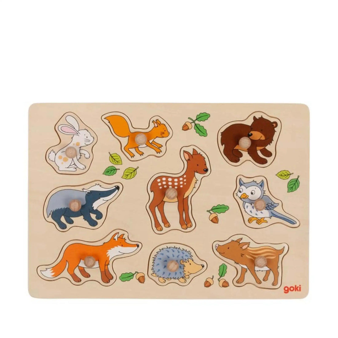 Steckpuzzle Waldtiere