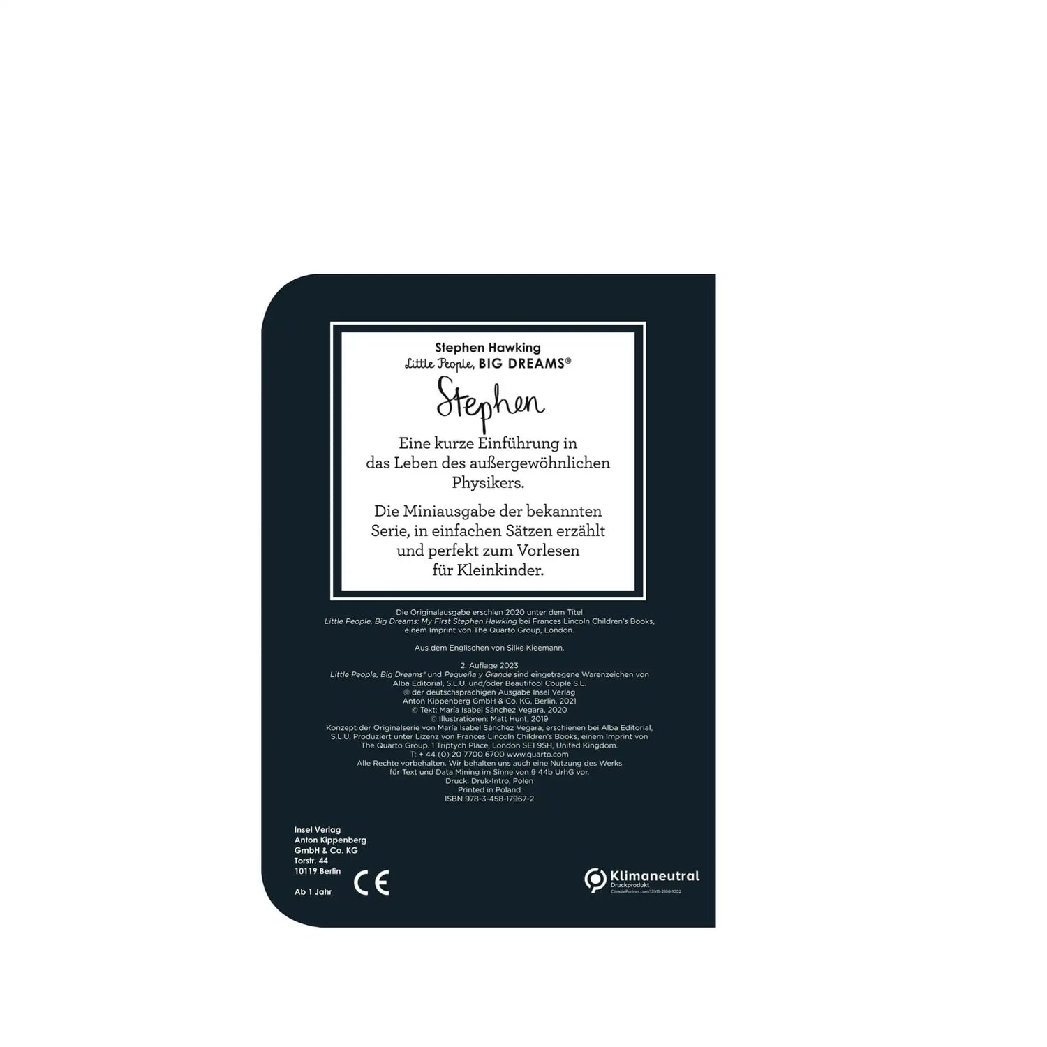 Little People, Big Dreams Mini – Stephen Hawking