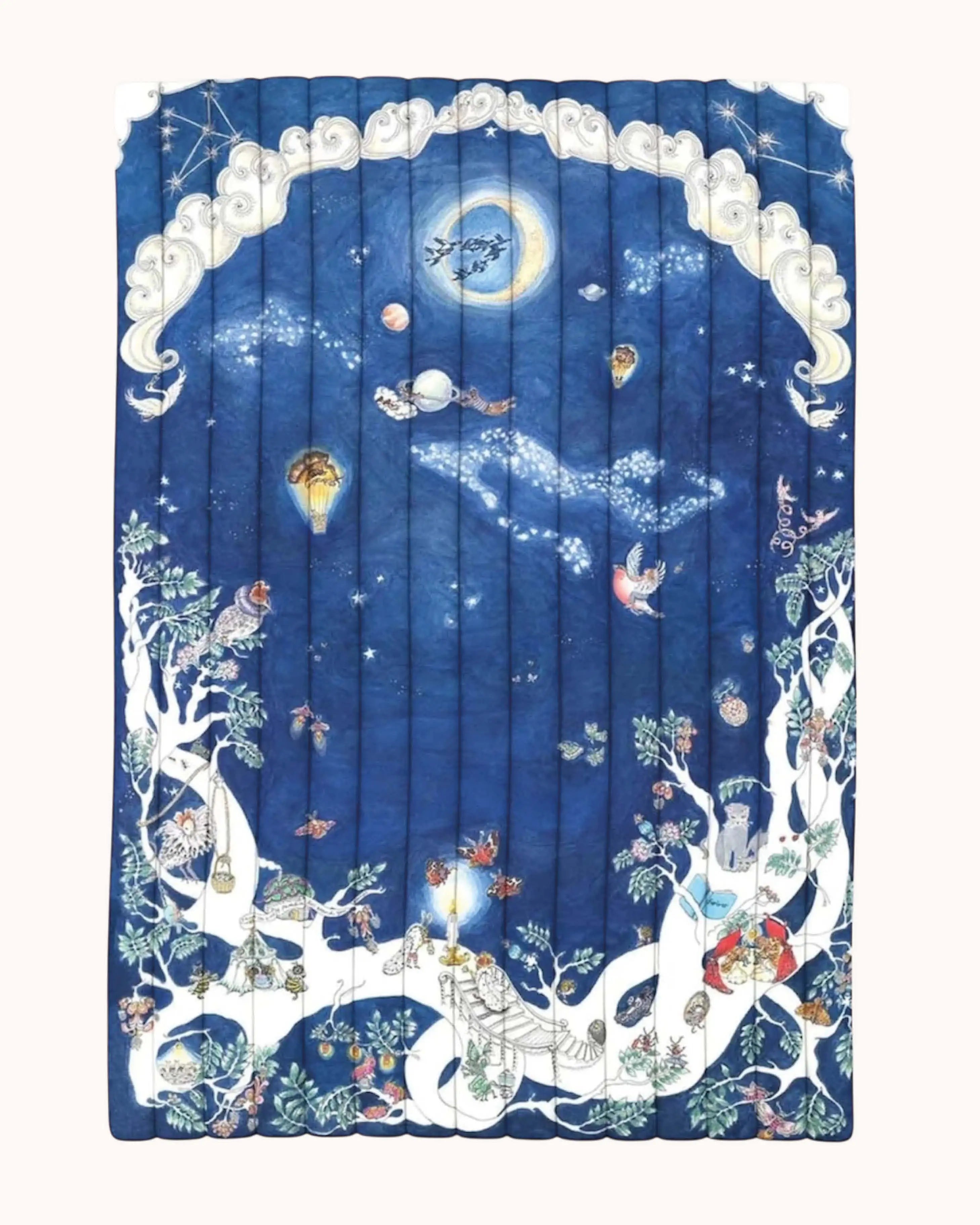 Reversible Quilted Blanket Space Above The Ground