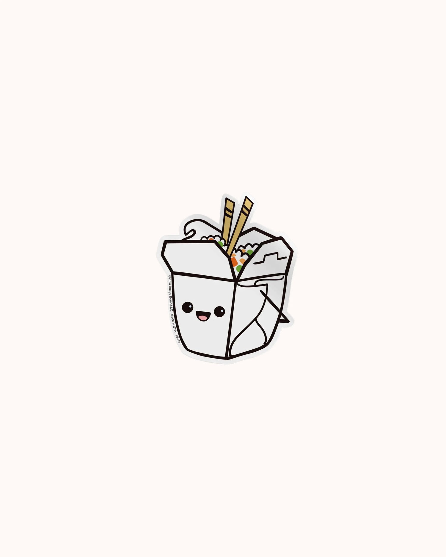 Happy Take Out Sticker