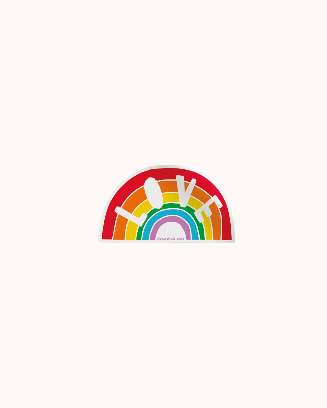 Love Rainbow Sticker