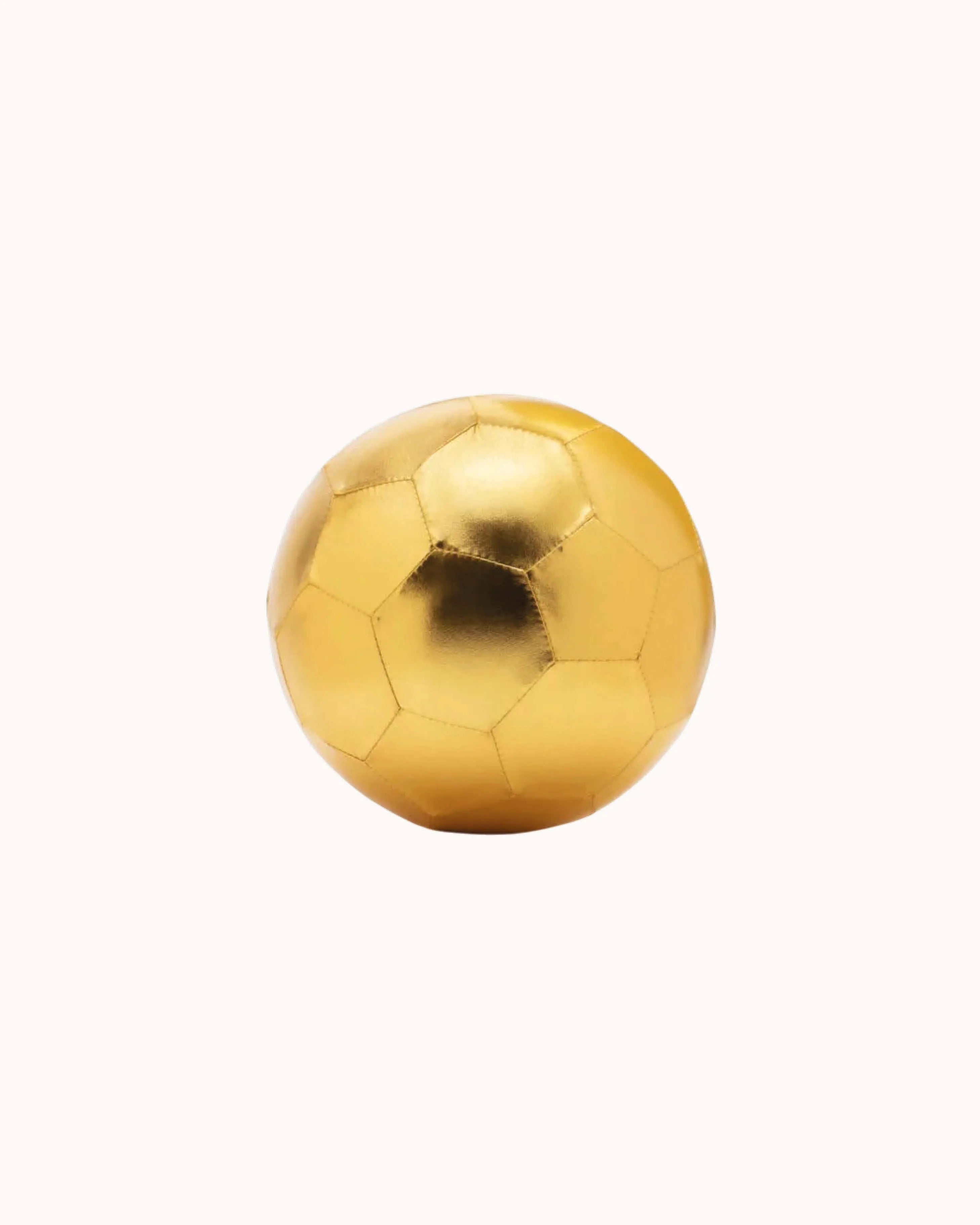 Stoffball Soccer in gold