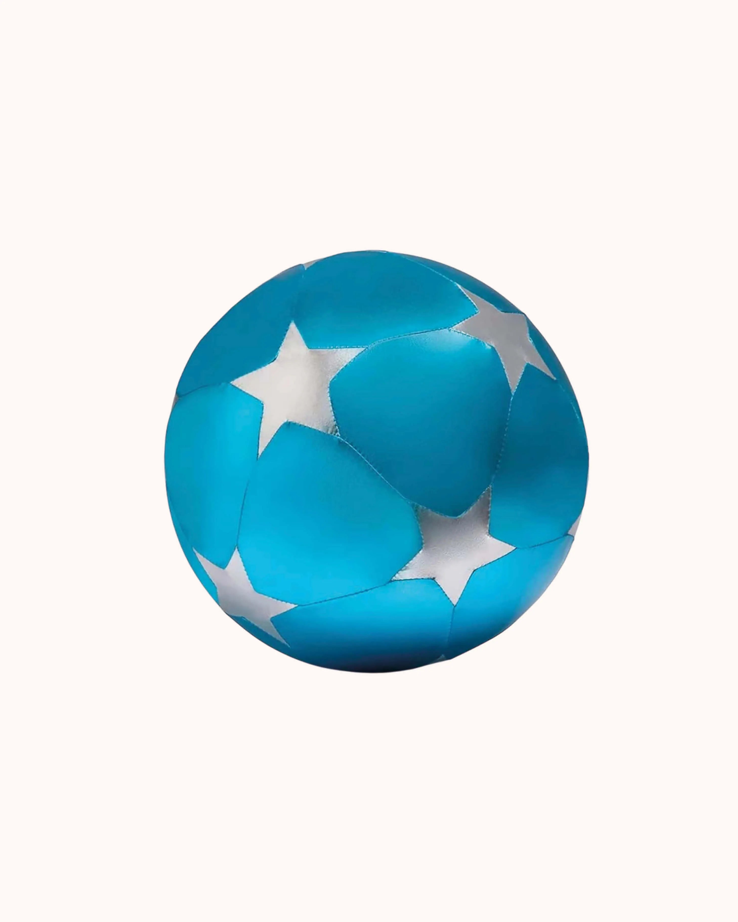 Stoffball Starry in blau/silber