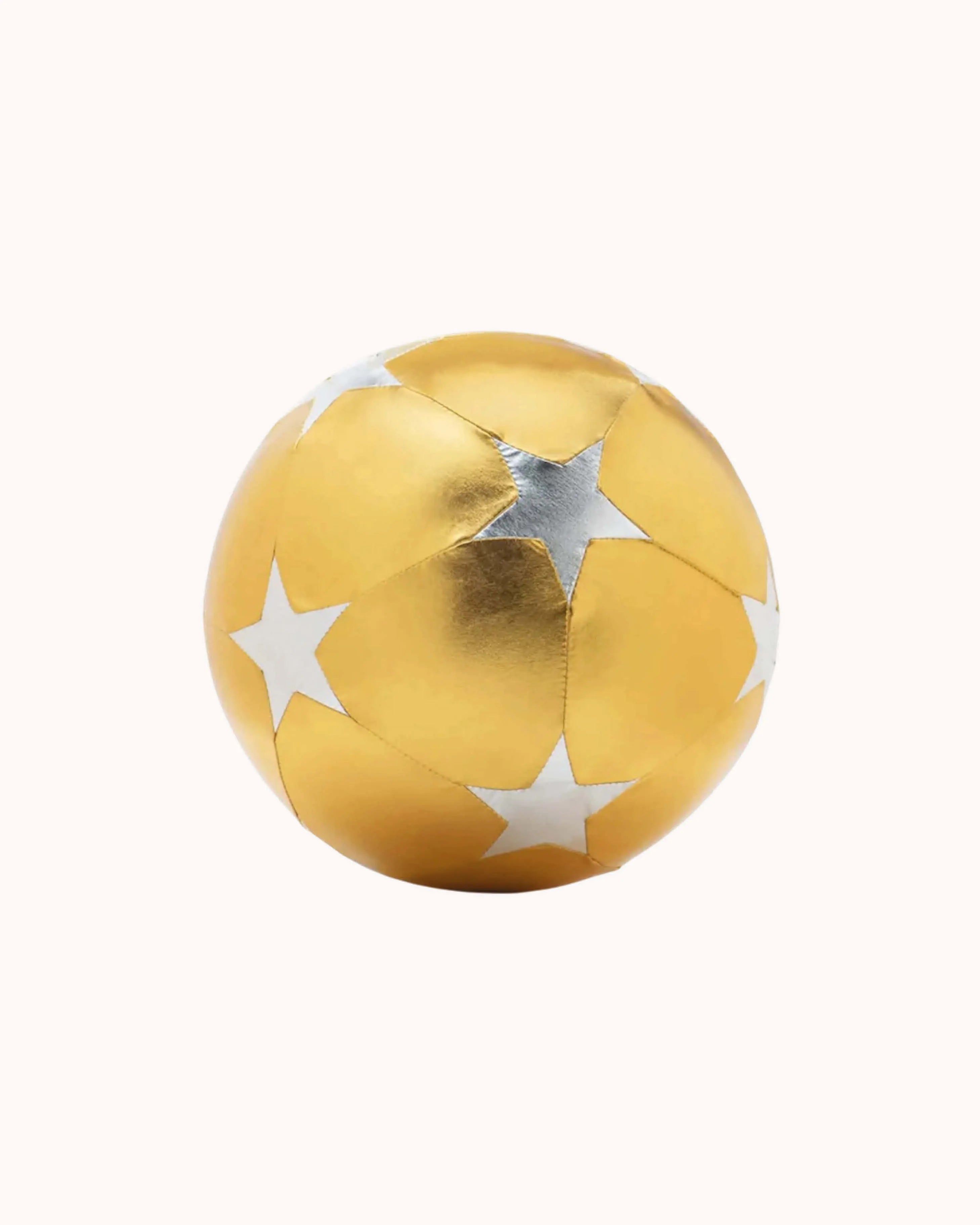 Stoffball Starry in gold/silber