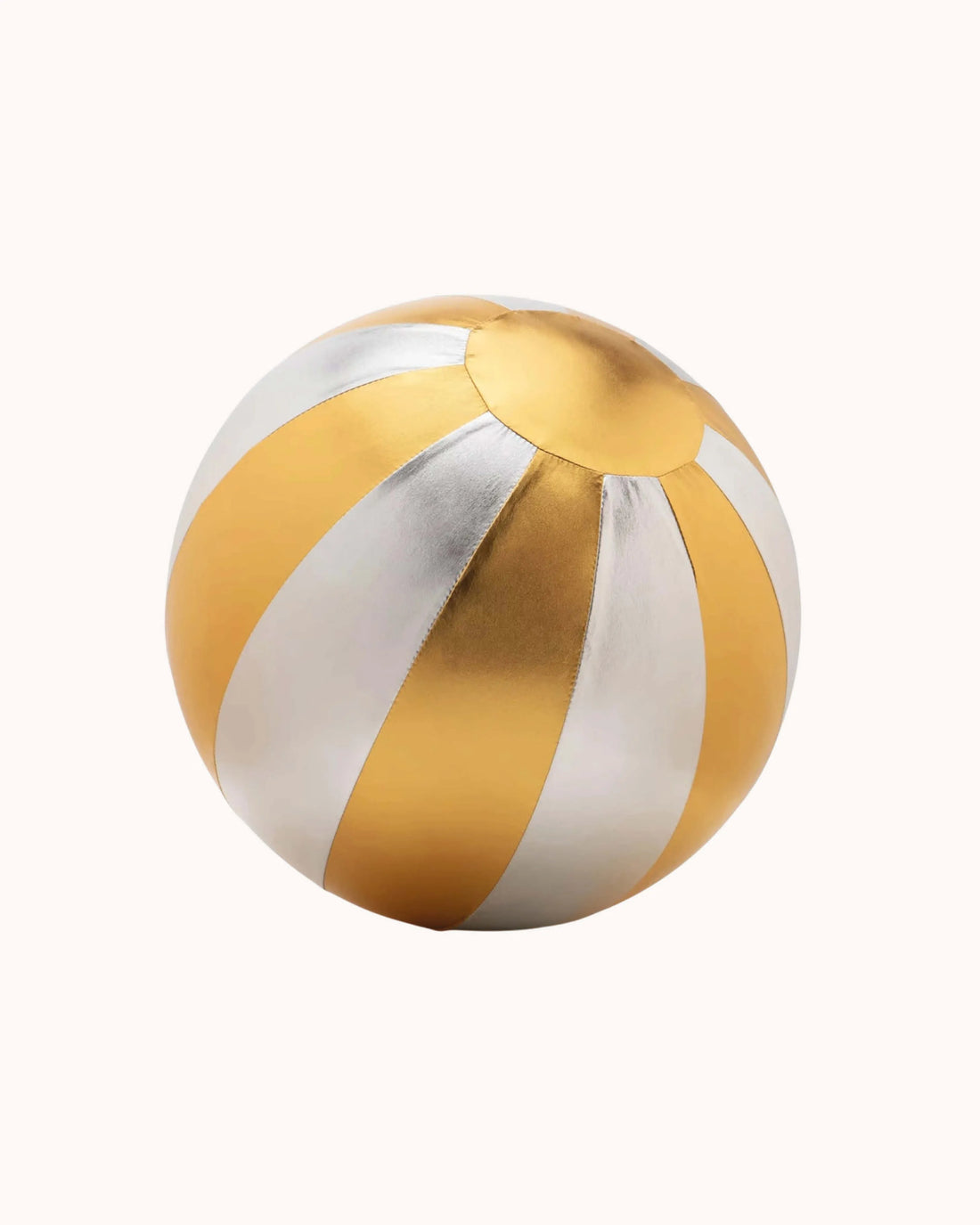 Stoffball Zirkus in gold/silber