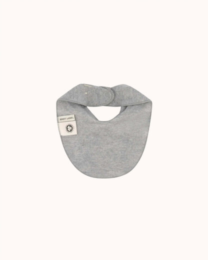 Baby Bib in grey melange