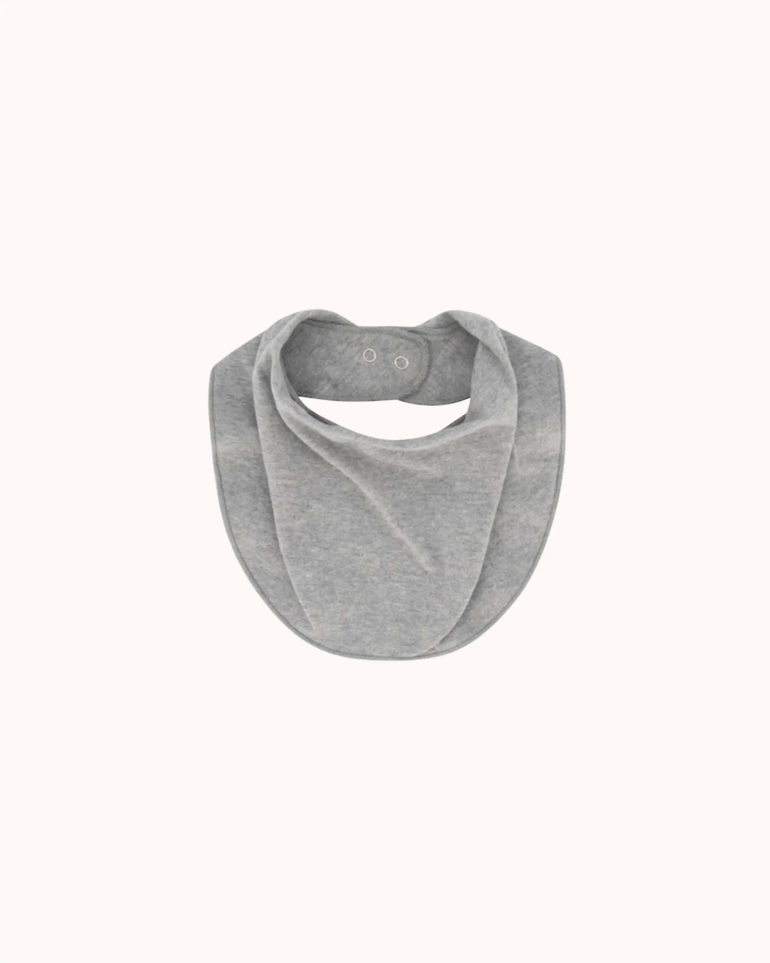 Baby Bib in grey melange