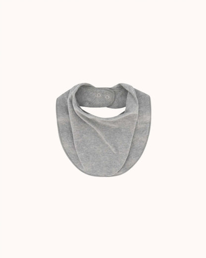 Baby Bib in grey melange
