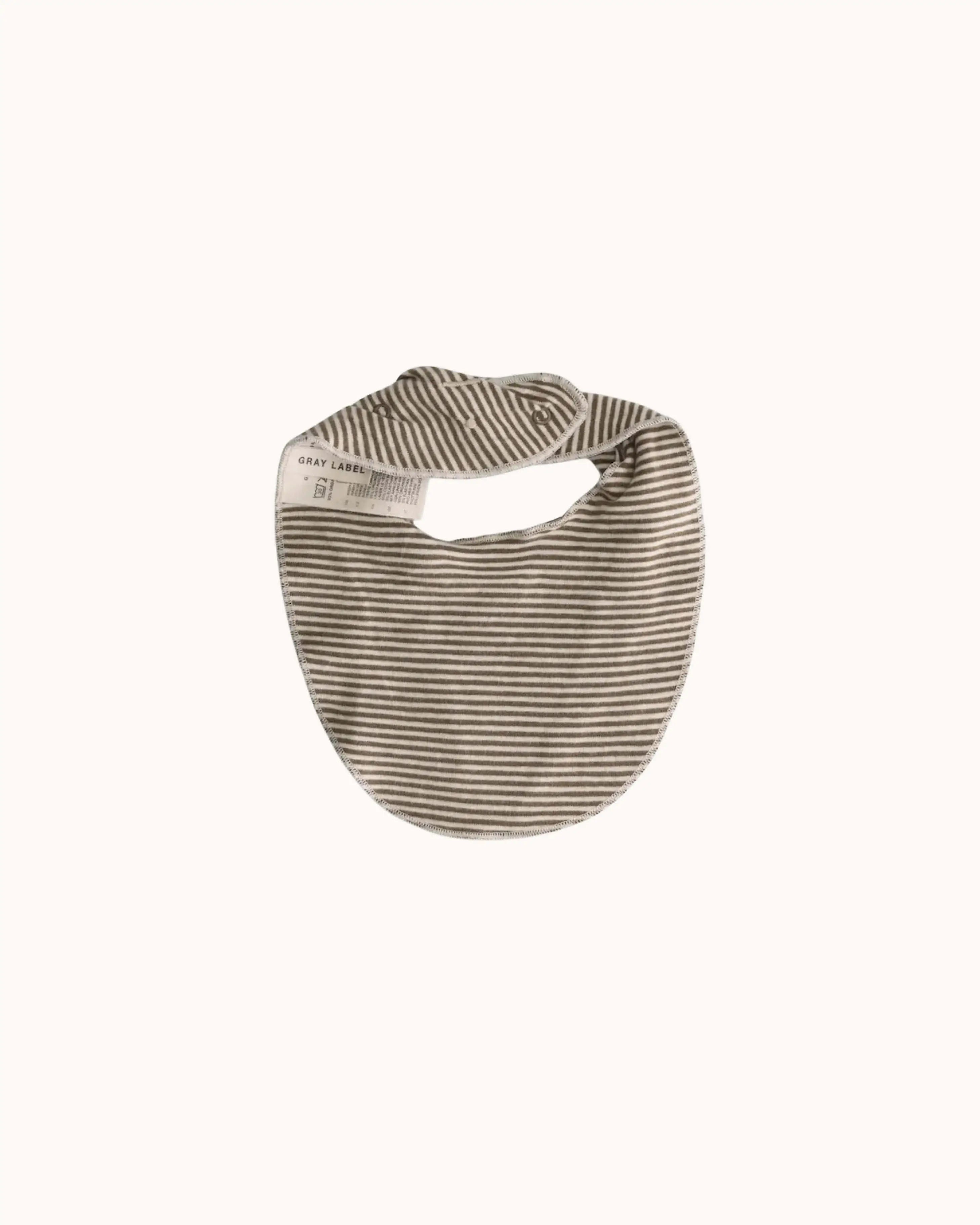 Baby Bib in woody/cream