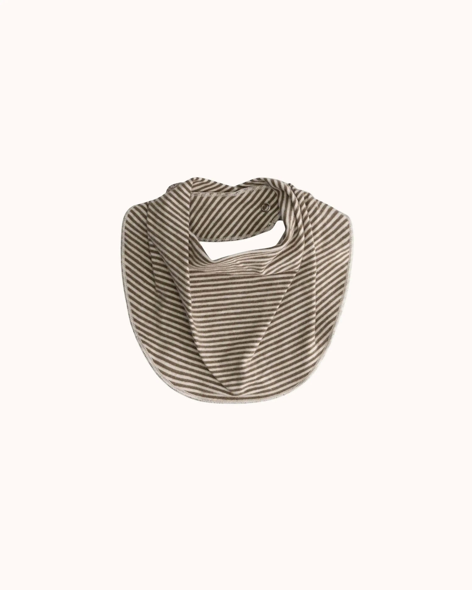 Baby Bib in woody/cream