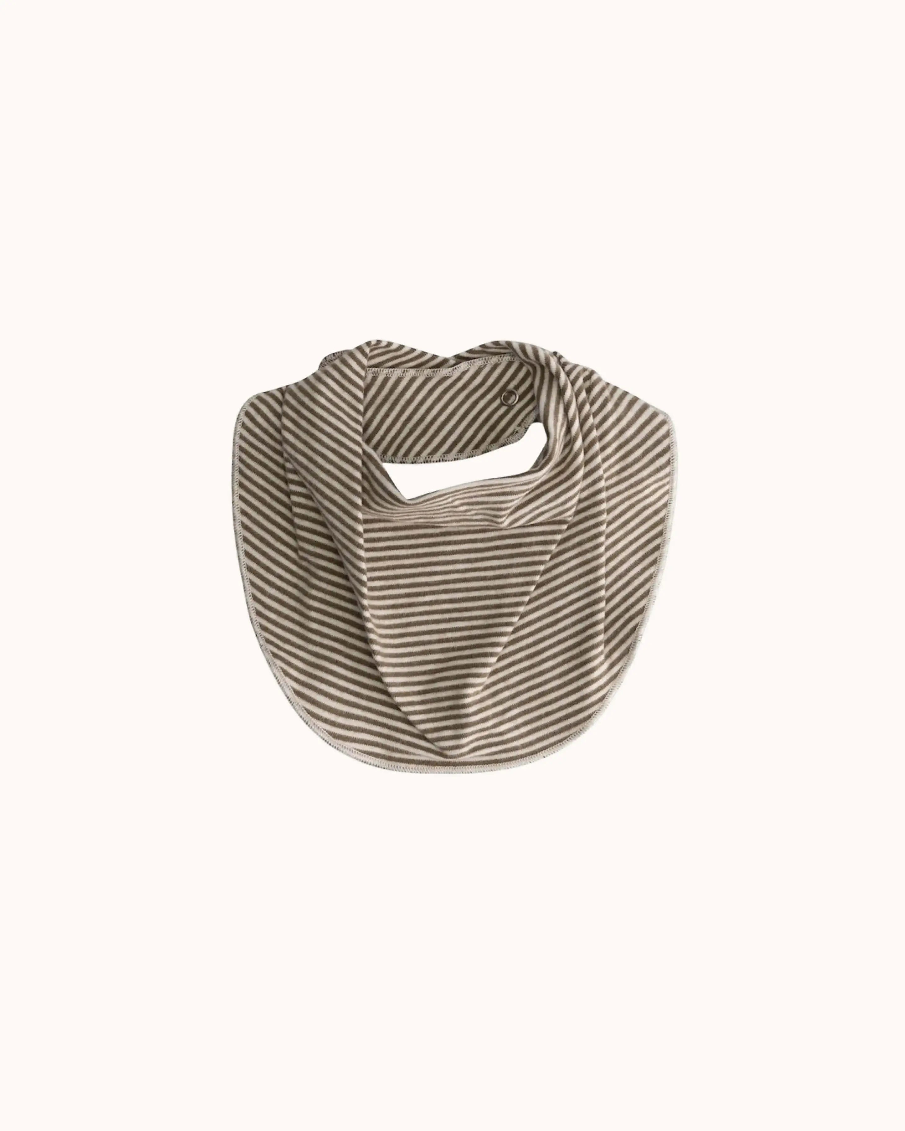 Baby Bib in woody/cream