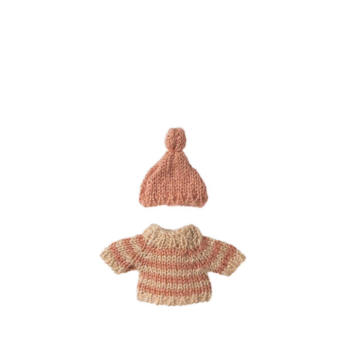 Knitted Sweater &amp; Beanie for big sister Mouse