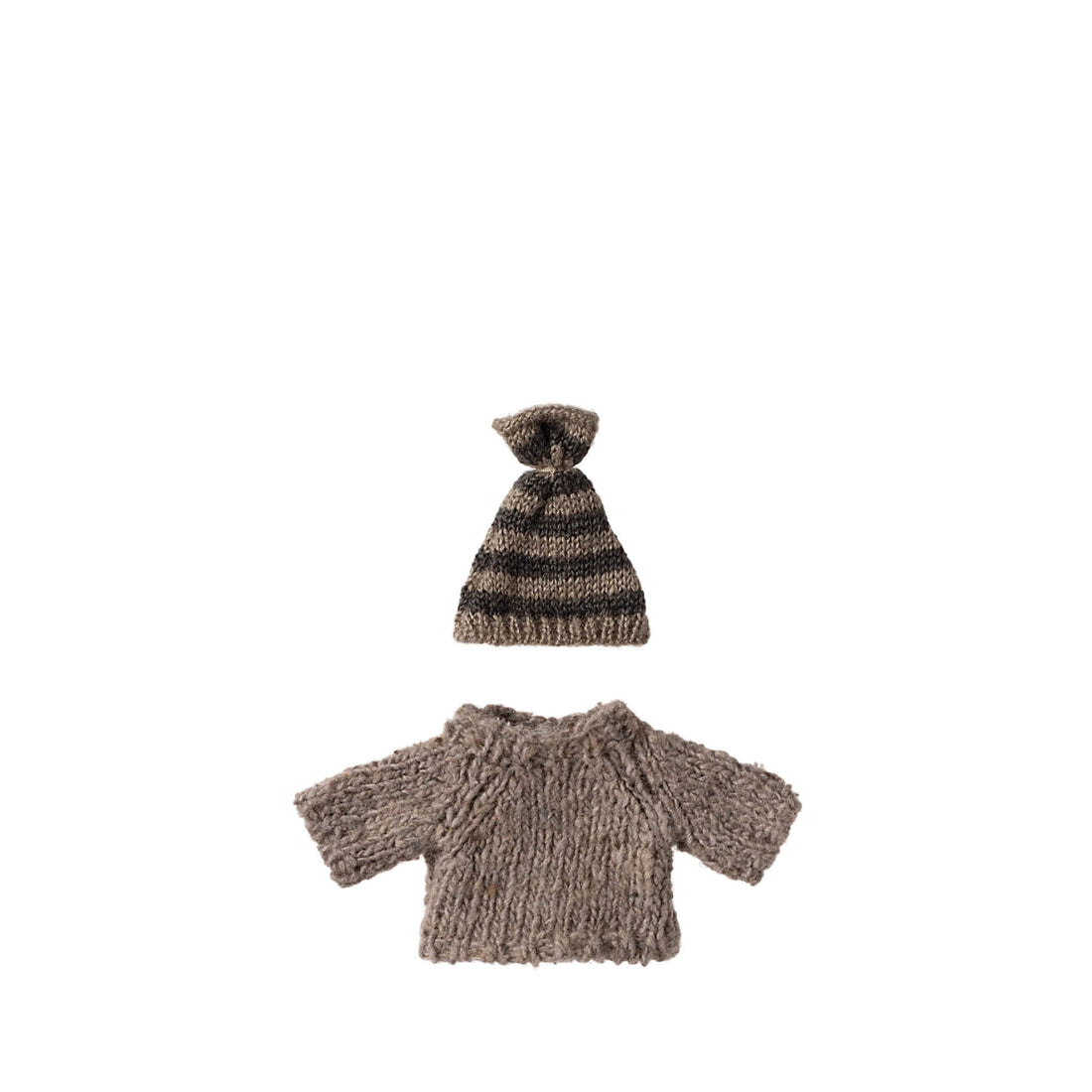 Knitted Sweater &amp; Beanie for big brother Mouse