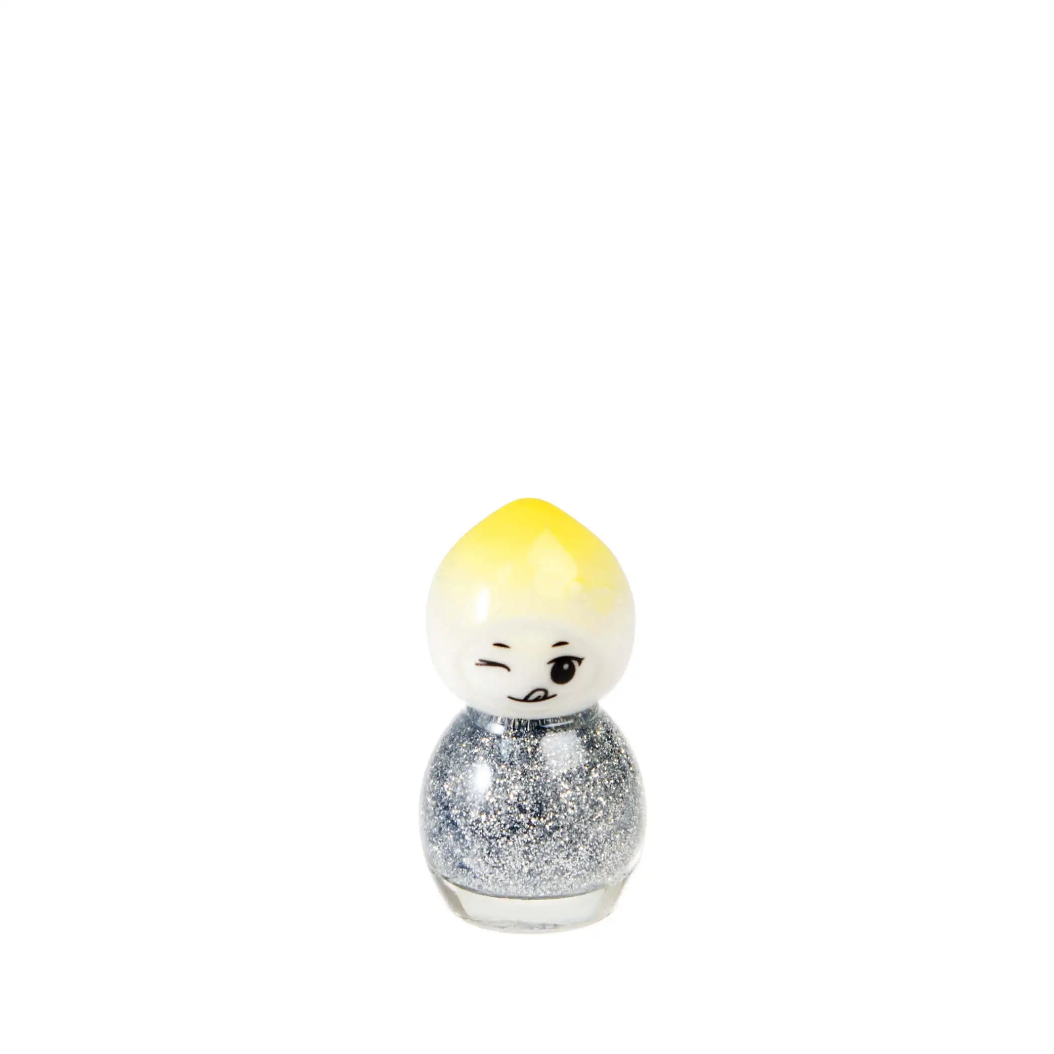 Kinder Nagellack Suki in silber Glitzer