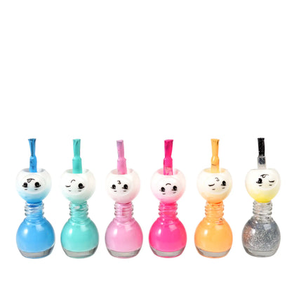 Kinder Nagellack Suki in silber Glitzer