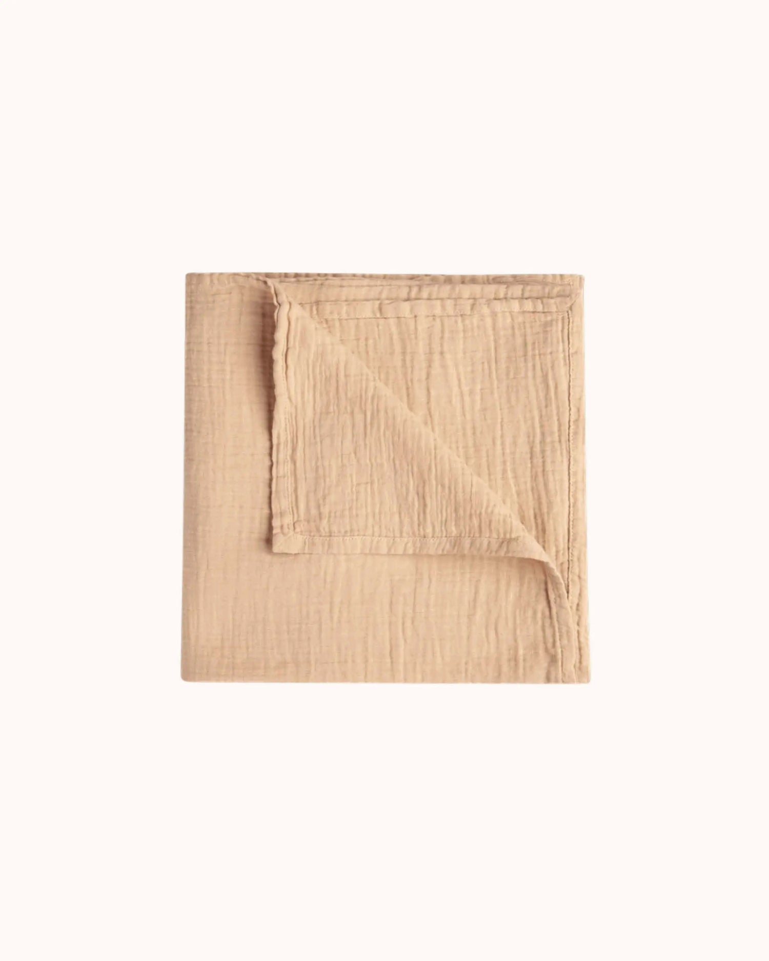 Muslin Swaddle Blanket in hay