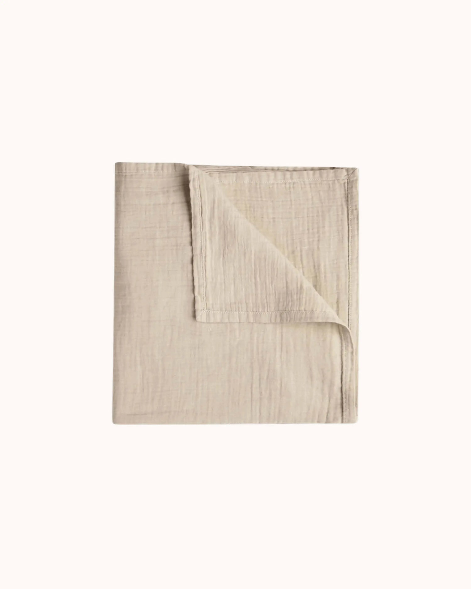Muslin Swaddle Blanket in olive